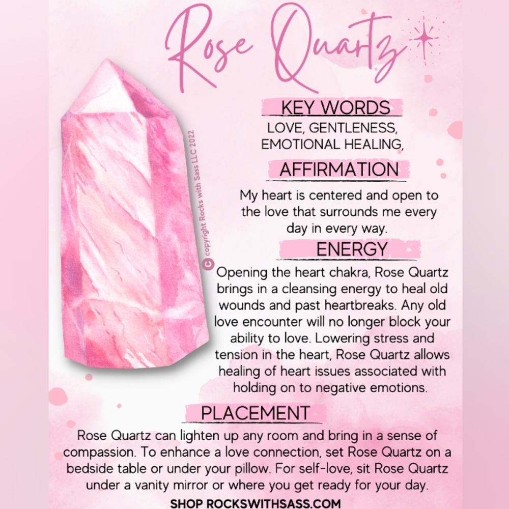 Bohemian Genuine Rose Quartz Crystal Tower set of 2🔮 - Picture 7 of 8